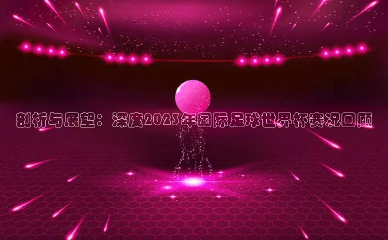 剖析与展望：深度2023年国际足球世界杯赛况回顾